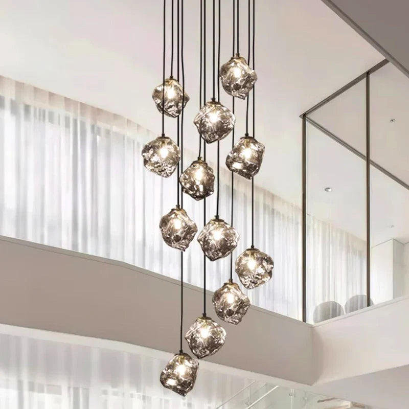 Afralia™ LED Pendant Chandeliers for Modern Home Decor and Living Room Lighting