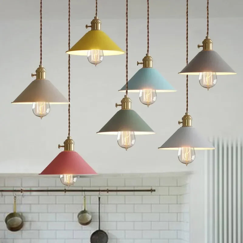 Afralia™ Modern Macaron Colorful Chandelier: Add Vibrance to Your Space