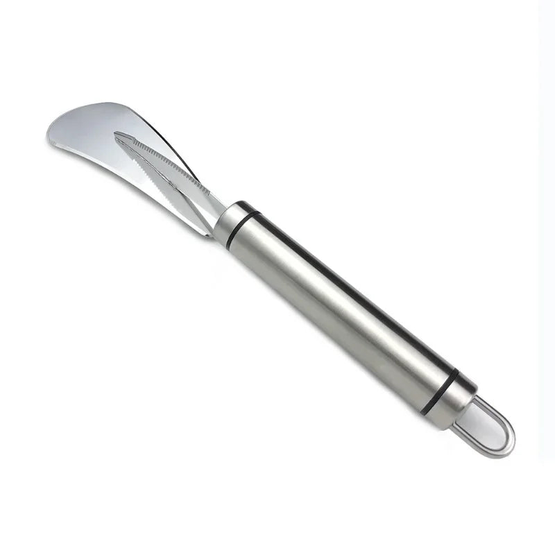 Afralia™ Stainless Steel Fruit Opener Peeler Knife for Citrus Fruits Kitchen Tool