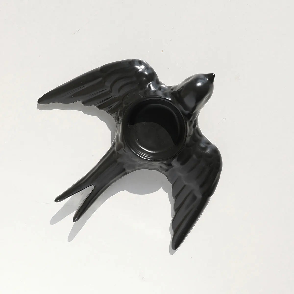 Afralia™ Golden Bird Ceramic Candle Holder Tray Wedding Decoration