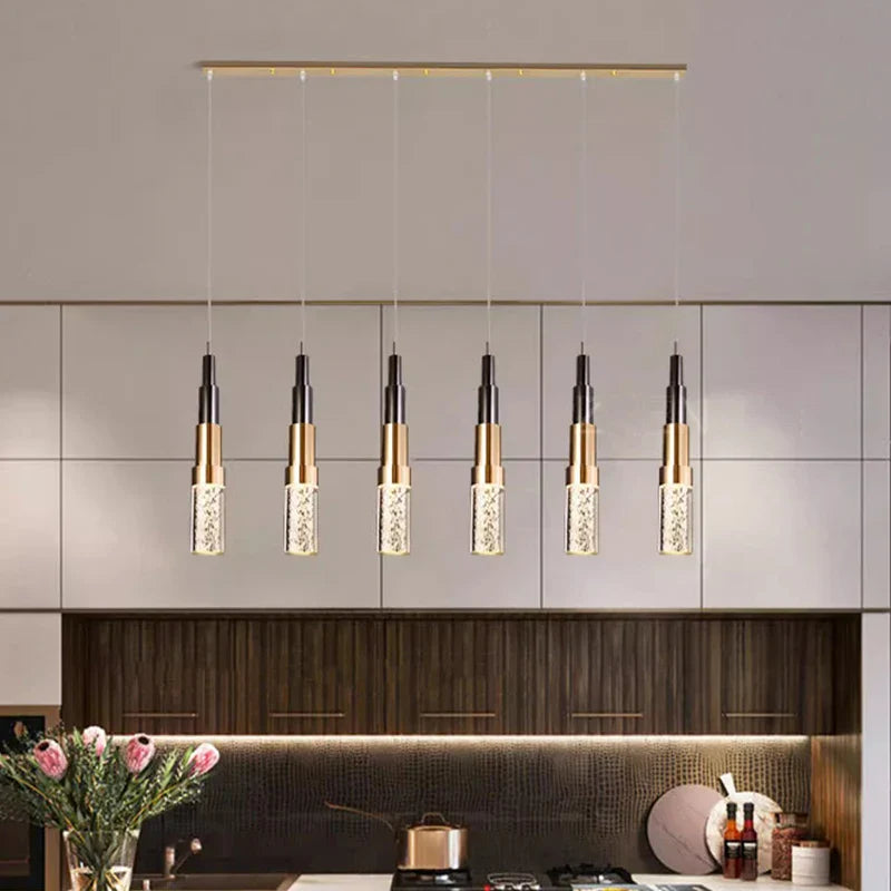 Afralia™ LED Chandelier Modern Dining Room Ceiling Light
