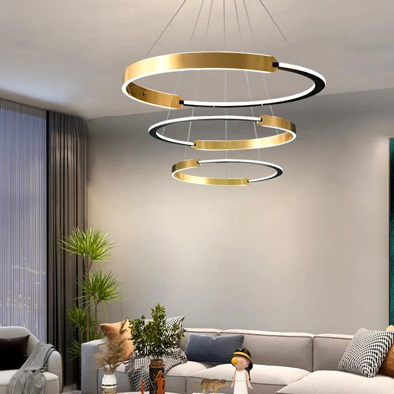 Afralia™ Modern Indoor Pendant Chandeliers for Dining Room and Living Room