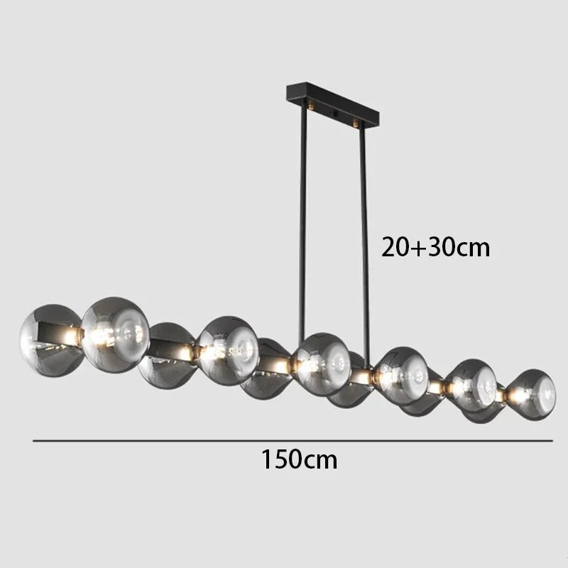 Afralia™ Modern LED Pendant Chandeliers for Home Decor and Indoor Lighting
