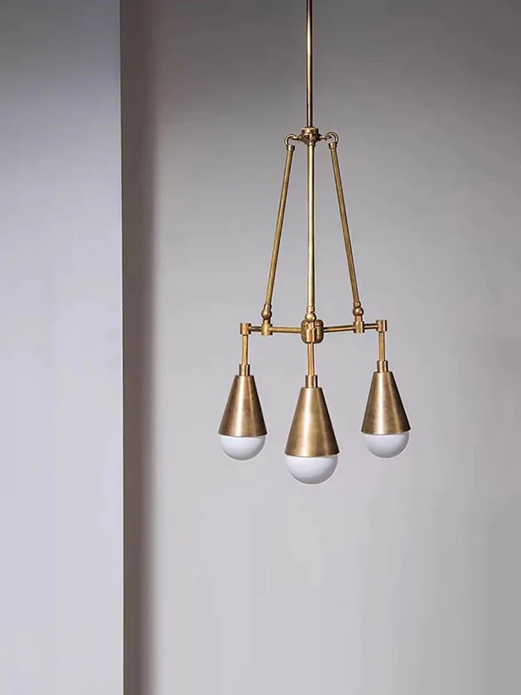 Afralia™ Metal Chandelier: European Style Dining Table Pendant Light, Modern Decor Art