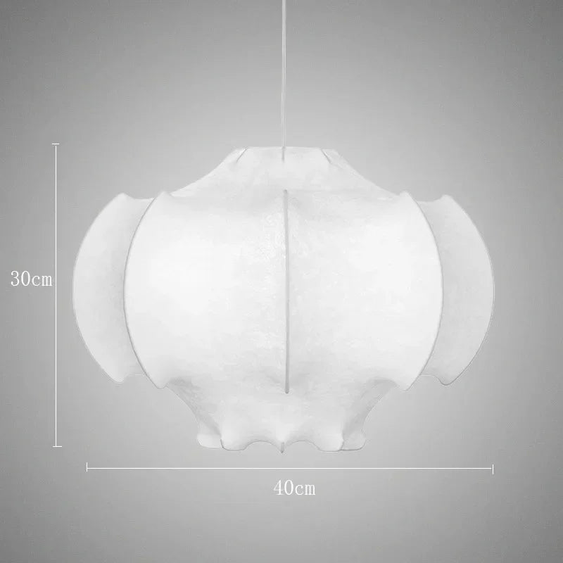 Afralia™ Viscontea Silk Pendant Light for Kitchen Island Living Room Dining Table