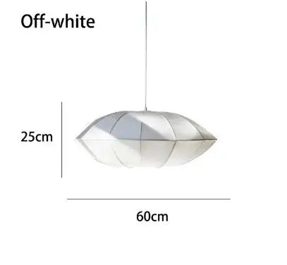 Afralia™ Fabric Pendant Light for Living Dining Bed Room - Vintage Style