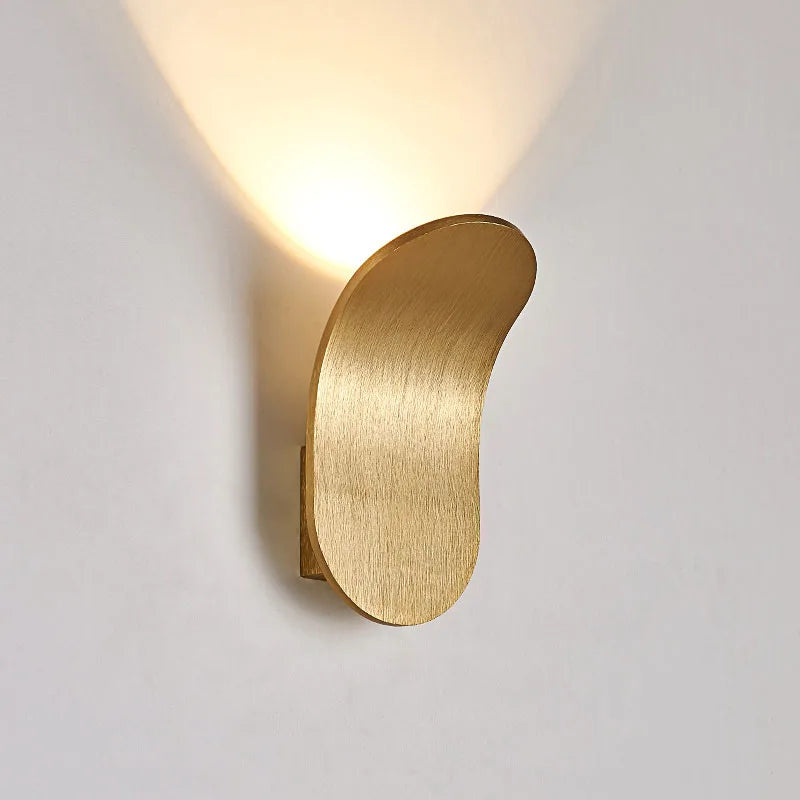 Afralia™ Vintage Gold Villa Wall Sconce LED Lamps, European Style, White Bedroom Lighting