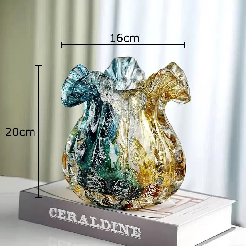 Afralia™ Bubble Glass Vase: Hydroponics Table Decor, Flower Arrangement, Aesthetic Room Accent