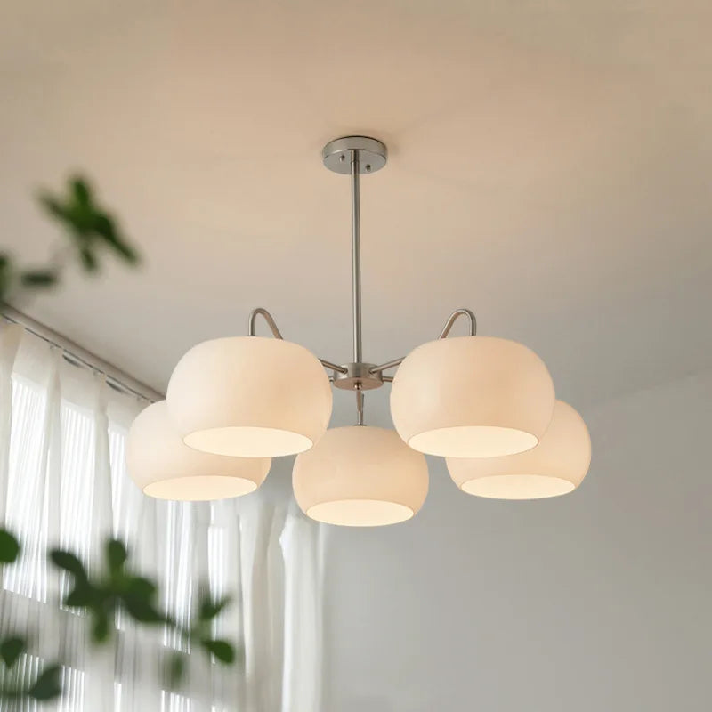 Afralia™ Glass Pendant Light LED Fixture for Living Room Dining Bedroom