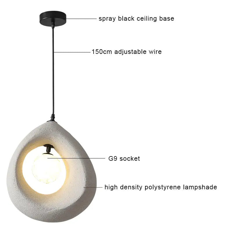 Afralia™ Nordic Retro LED Pendant Lights - Modern Design Ceiling Chandelier for Home Decor