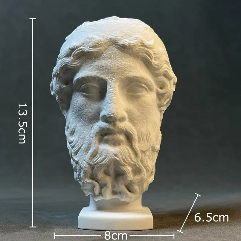 Heaven & Hell Skeleton Head Statue for Desks | Afralia™ Room Decor Ornaments