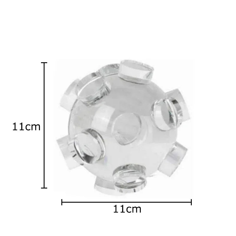 Afralia™ Virus Cell Model Crystal Ball Sculpture Room Decor