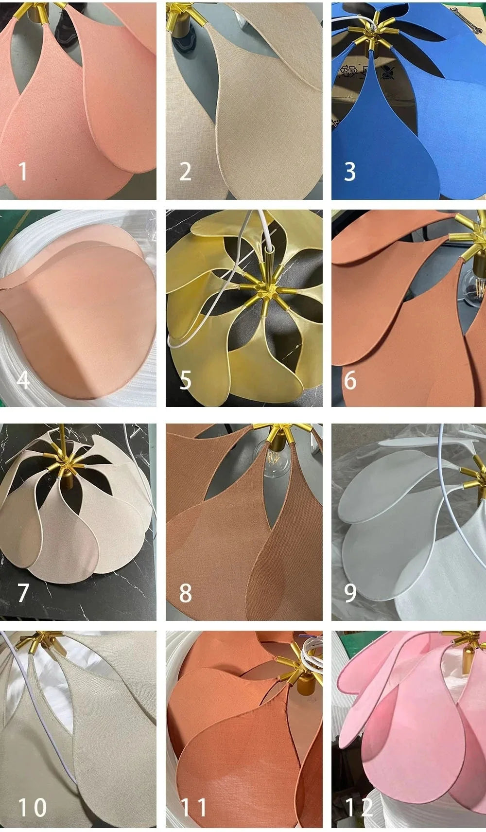 Afralia™ Bohemia Linen E27 Pendant Light, Colorful LED Chandelier for Bedroom, Stairs, Hanging Lamp