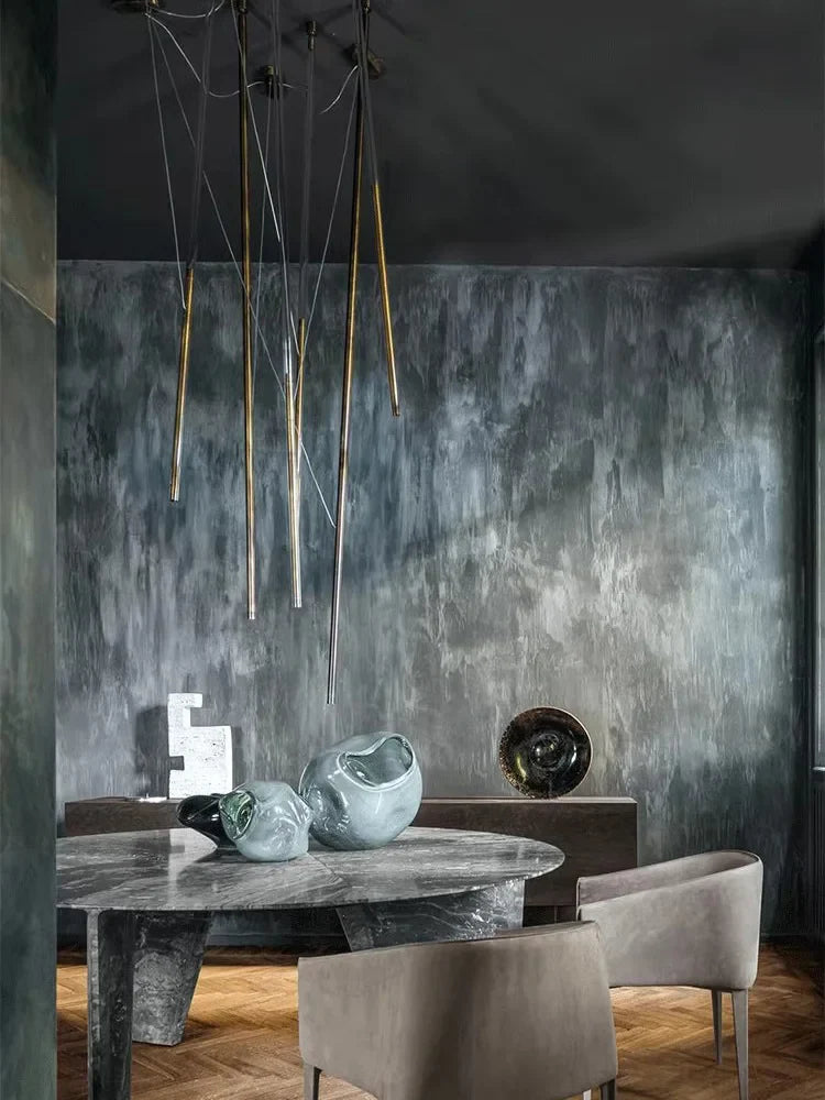 Afralia™ Luxury LED Long Strip Light for Living Room Art Decor