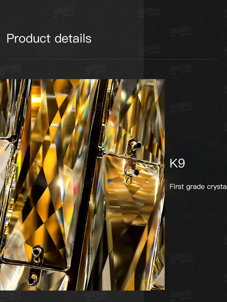 Afralia™ Crystal Wall Light: Elegant Luxury Night Lighting for Living Room, Bedroom, or Villa