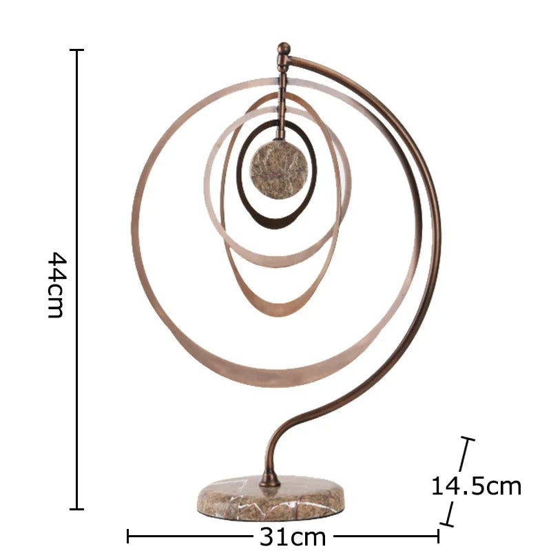 Afralia™ Geometry Sculpture Marble Base Desk Decoration Aesthetics Decor Home Room