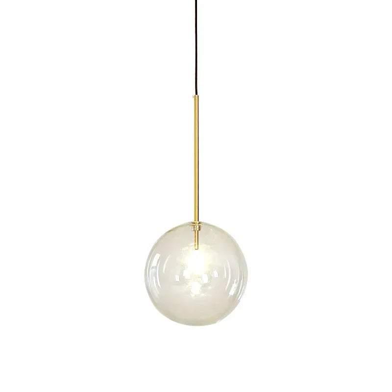 Afralia™ Transparent Glass Scandinavia Pendant Chandeliers with G4 Bulb