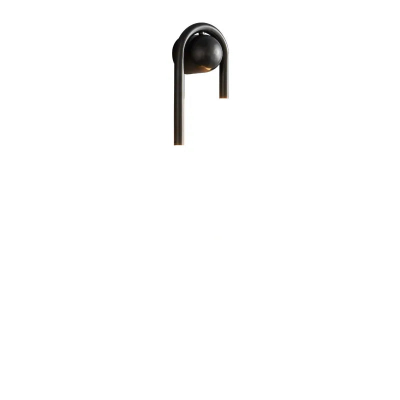 Afralia™ Ellipse Wall Lights: Gold Black Copper White, 3-Color Dimming