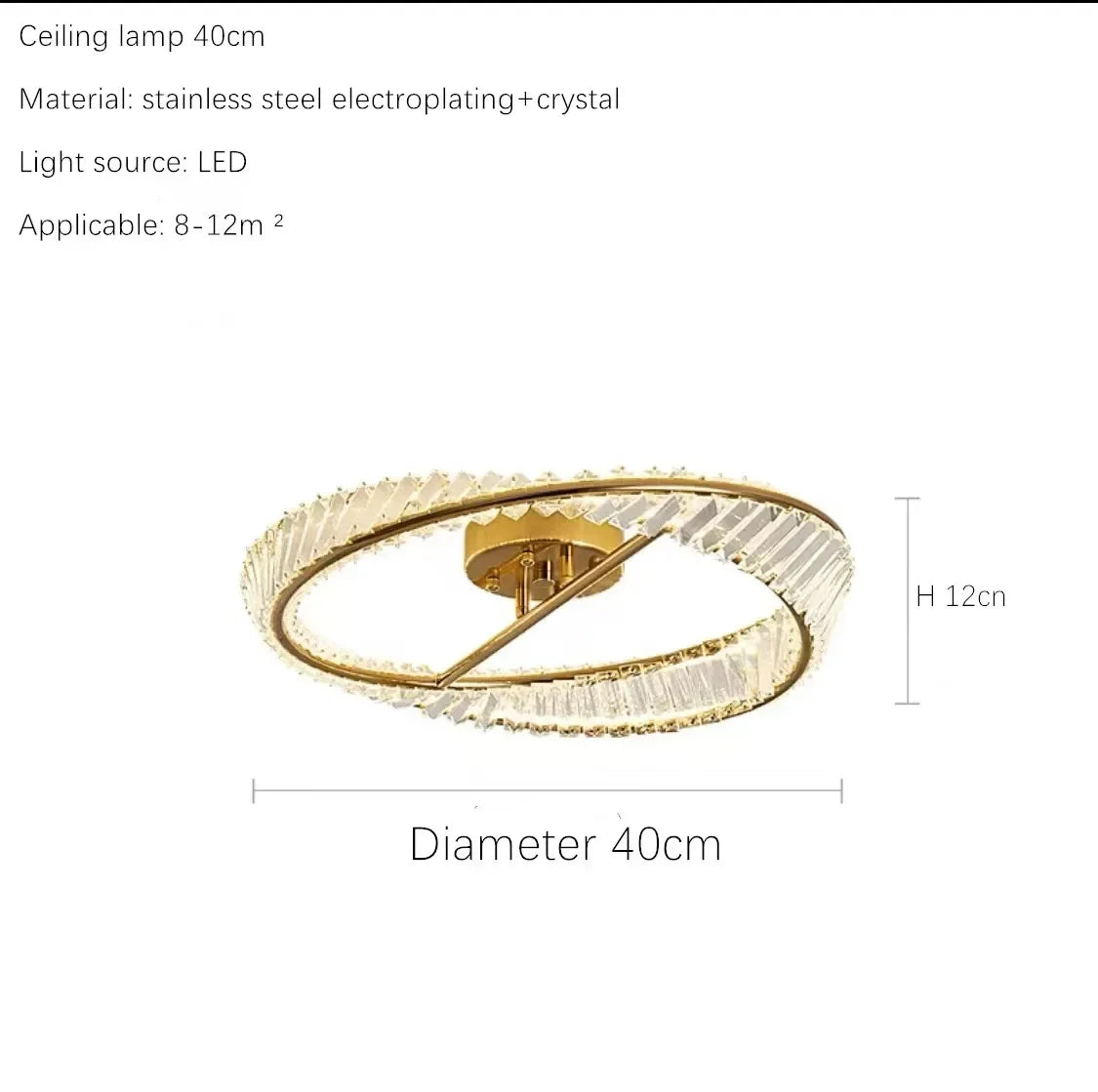 Afralia™ DNA Spiral Crystal Chandelier LED Ring Design for Luxury Living Room