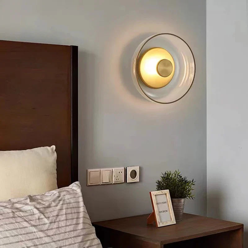 Afralia™ Nordic Glass Wall Lamp, Elegant Design for Bedroom, Living Room, Hotel Lighting