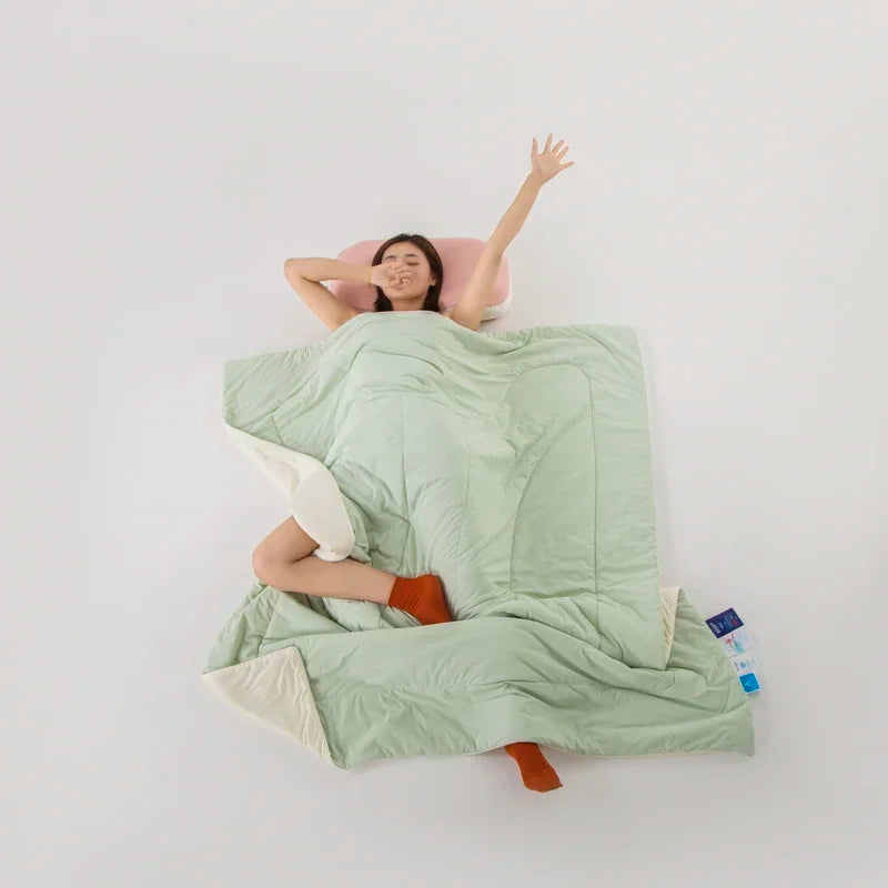 Afralia™ Cooling Fabric Double-Sided Summer Blanket - Light Cooled Comforter