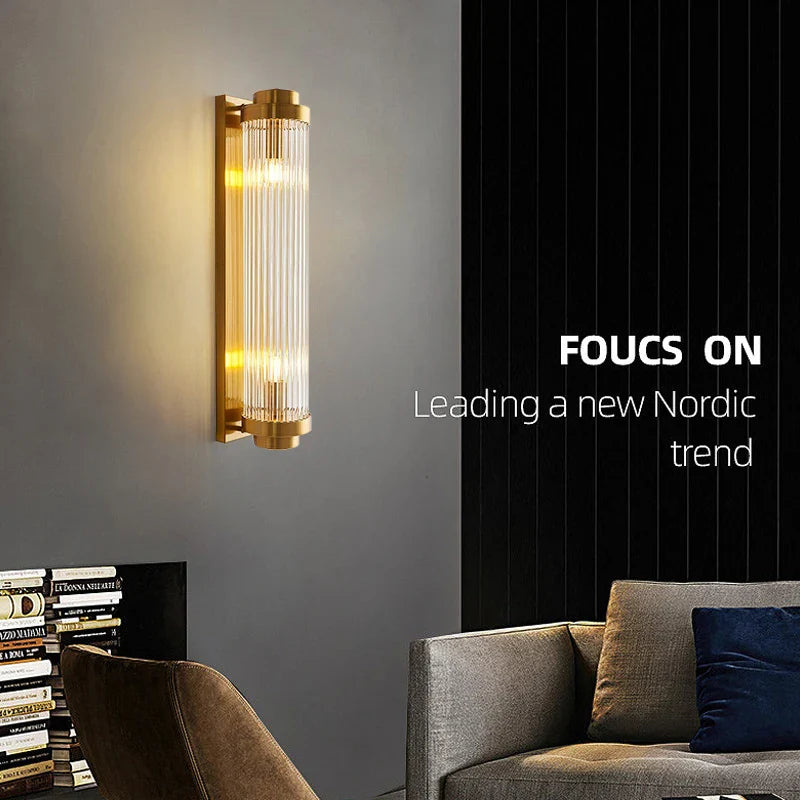 Afralia™ Crystal LED Wall Lamp Modern Indoor Lighting for Bedroom Living Room Corridor Entryway
