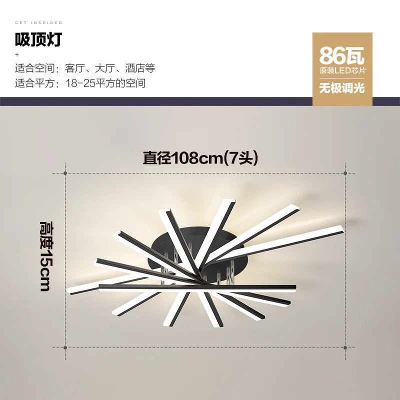 Afralia™ Modern Acrylic Ceiling Chandelier | Indoor Wrought Iron Decorative Lighting for Home