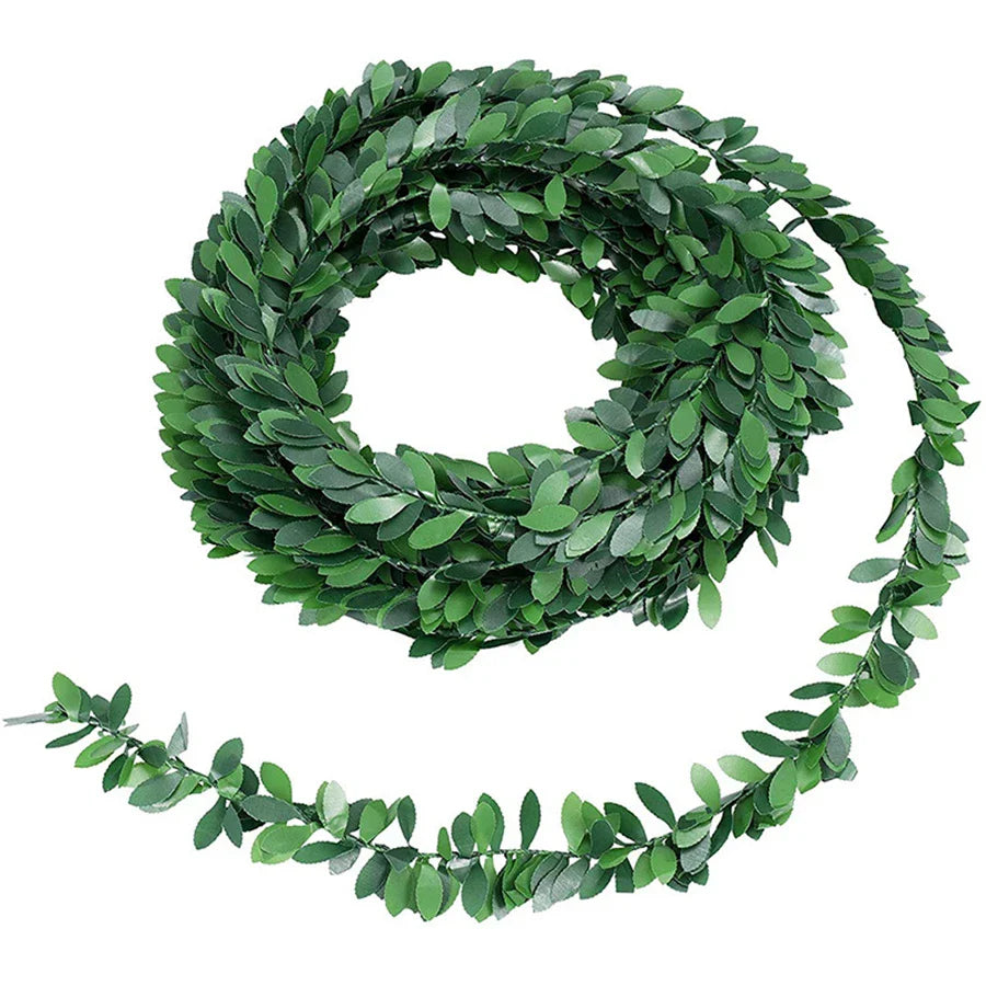 Afralia™ Artificial Ivy Leaf Wreath Vines for Home, Wedding, Christmas, Indoor Outdoor Decor
