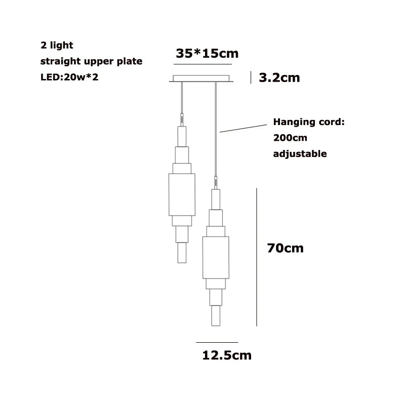 Afralia™ Veined Marble Chandelier Hand-Carved Alabaster Pendant Light