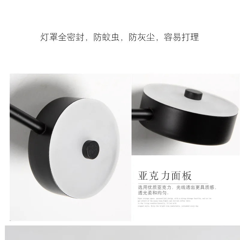 Afralia™ Nordic LED Wall Lights Modern Art Designer Creative Corridor Staircase Bedside Wandlamp
