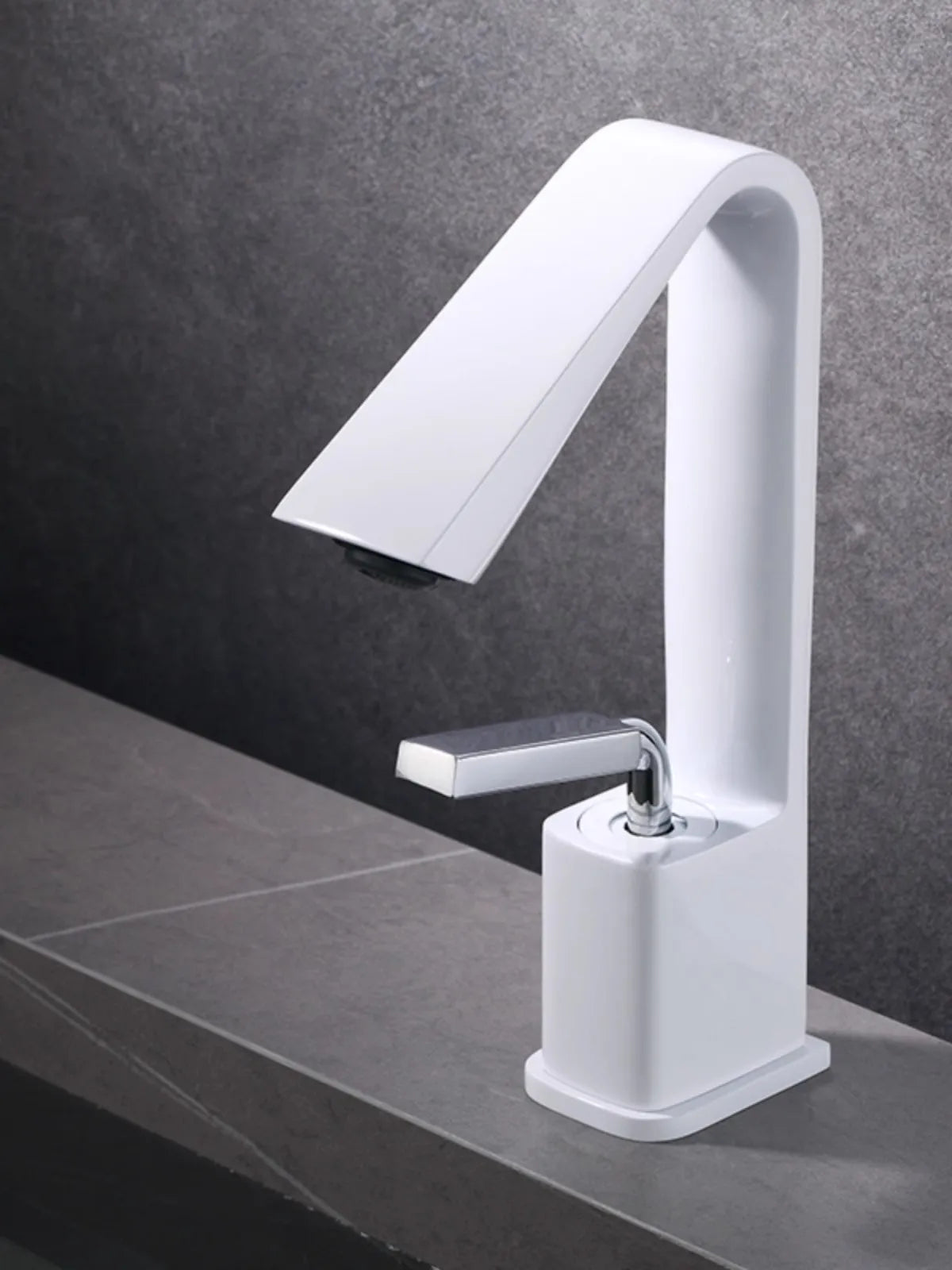 Afralia™ Brush Gold Basin Faucet Single Lever Hot Cold Mixer Sink Tap Vanity