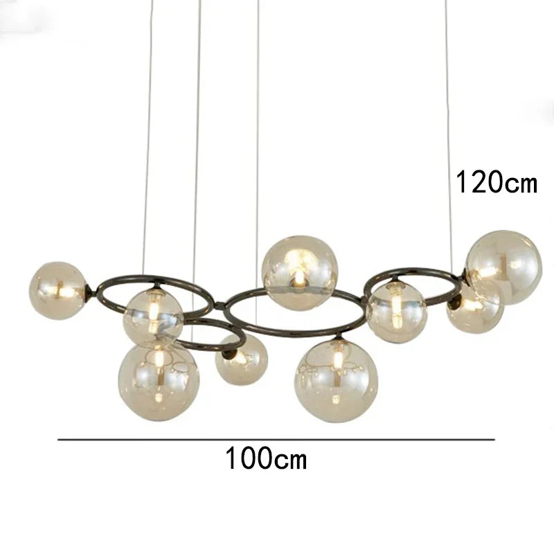 Afralia™ Nordic Dining Room Pendant Light Chandelier for Living Room