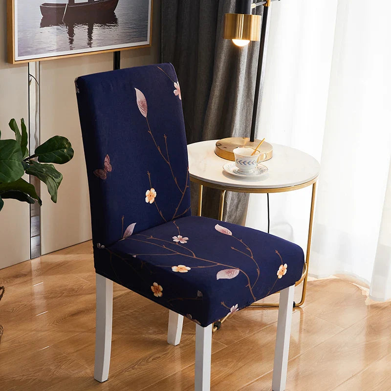 Afralia™ Stretch Print Chair Cover - Elastic Seat Slipcover