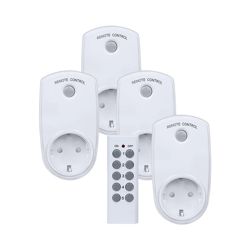 Afralia™ Smart Wireless Remote Control Power Outlet Socket - EU Plug