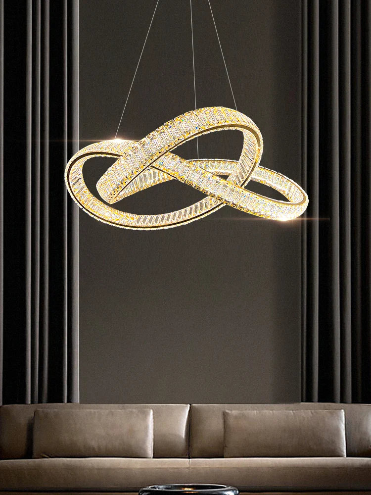 Afralia™ Elegant Crystal Chandelier for Luxury Home Decoration