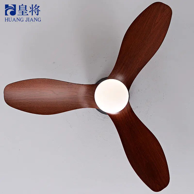 Afralia™ Modern 24CM Ceiling Fan with Remote Control and DC Motor Speeds