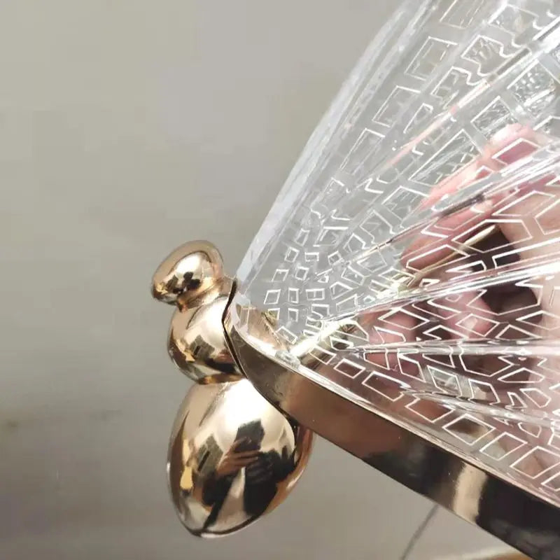 Afralia™ Gold Butterfly LED Acrylic Pendant Light for Living Room Ceiling