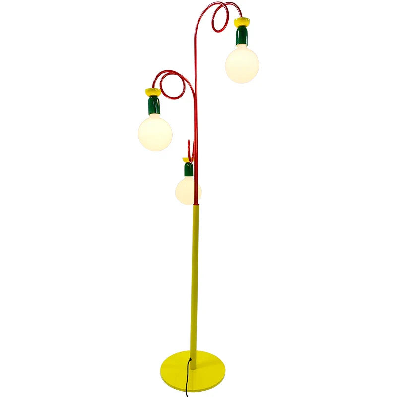 Afralia™ Art LED Floor Lamp - Creative Lighting for Living Room, Bedroom & Kid's Room