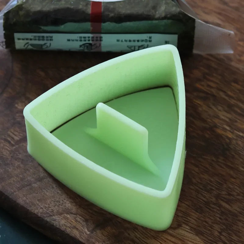 Afralia™ Sushi Mold Onigiri Rice Ball Press Triangular Maker Kit Japanese Bento Accessory