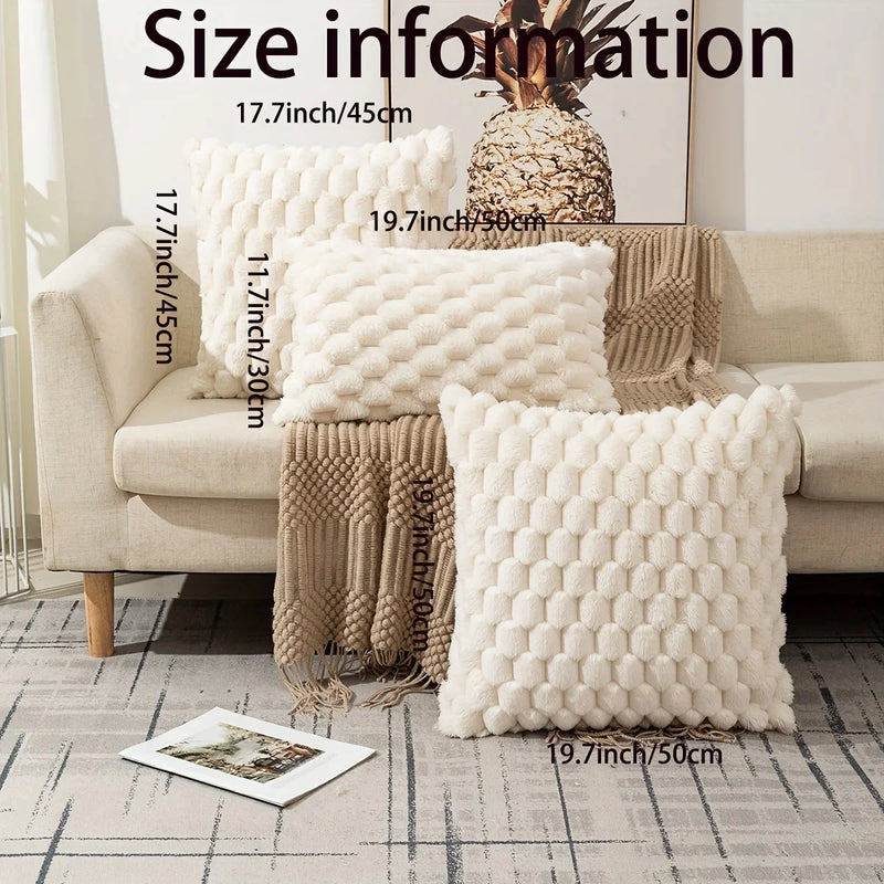 Afralia™ Knit Decorative Pillow Covers Soft Modern Cushion for Living Room Sofa