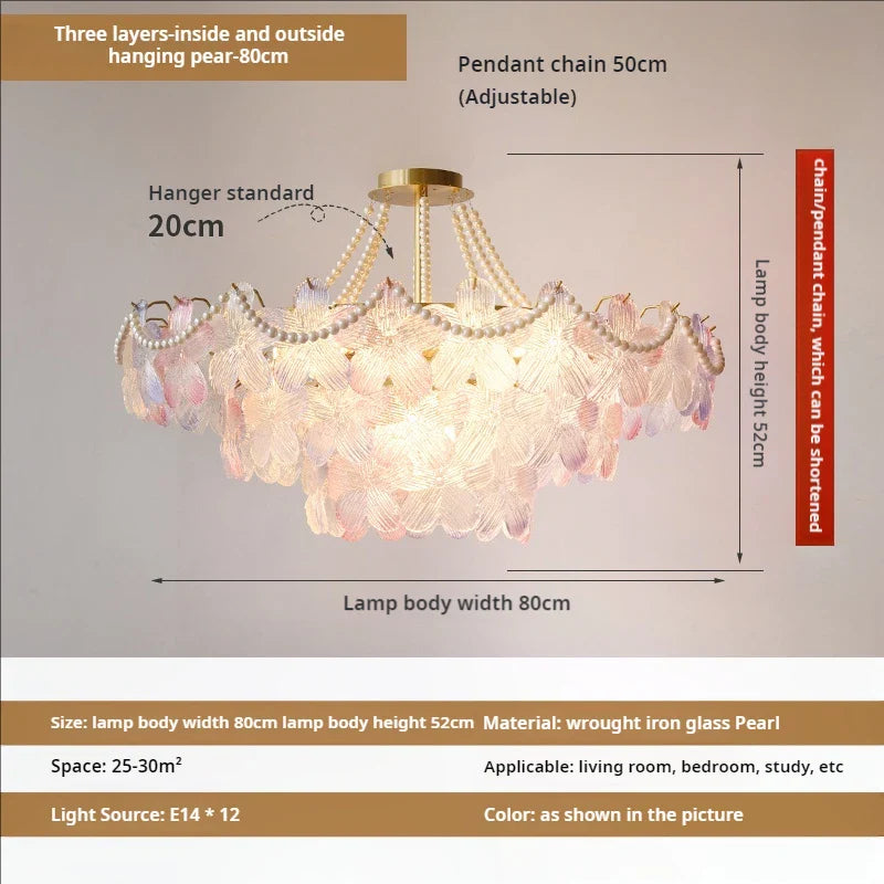Afralia™ Leafless Crystal Chandelier: Modern French Living Room & Bedroom Lighting