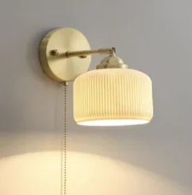 Afralia™ LED Wall Sconce Light 4W Bedroom Living Room Knob Switch Wall Lamp