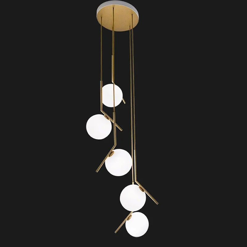 Afralia™ Magic Beans LED Chandelier for Home Decoration in Dining & Living Room