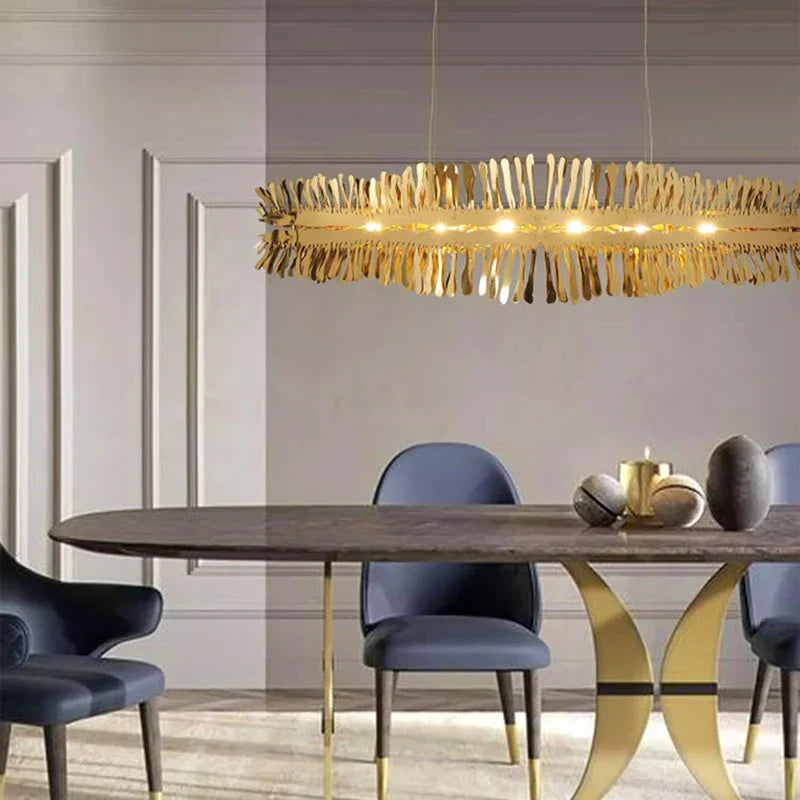 Afralia™ Modern Ceiling Chandeliers | Dining Room Hanging Light Fixture | Indoor Pendant Lamps