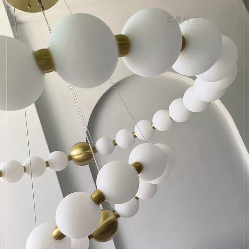 Afralia™ Modern LED Pendant Light Chandeliers for Living Room and Dining Room