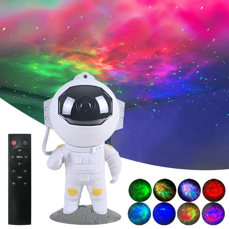 Afralia™ Starry Sky Projector LED Night Light with Remote for Kids Bedroom Home Decor.