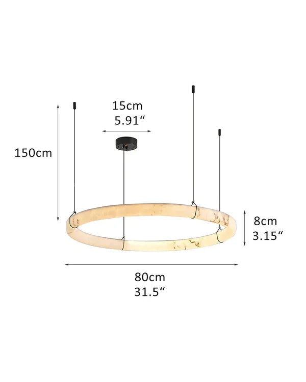 Afralia™ Marble Chandelier Pendant Light for Kitchen Dining Living BedroomLuxury Lighting