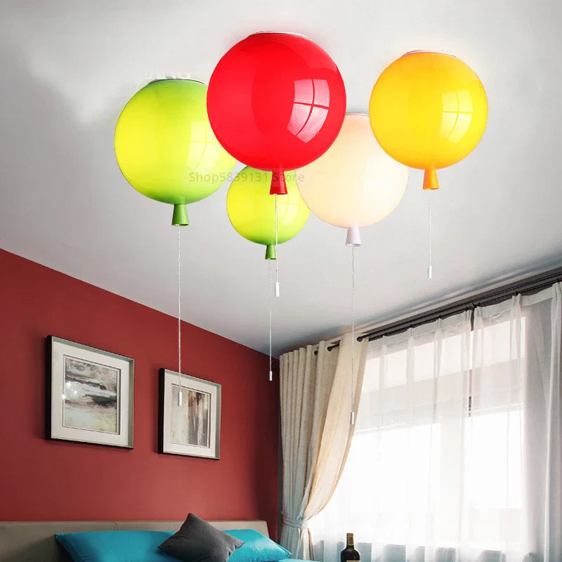 Afralia™ Acrylic Balloon Ceiling Lights: Modern Nordic Living Room Bedroom Lighting Fixture