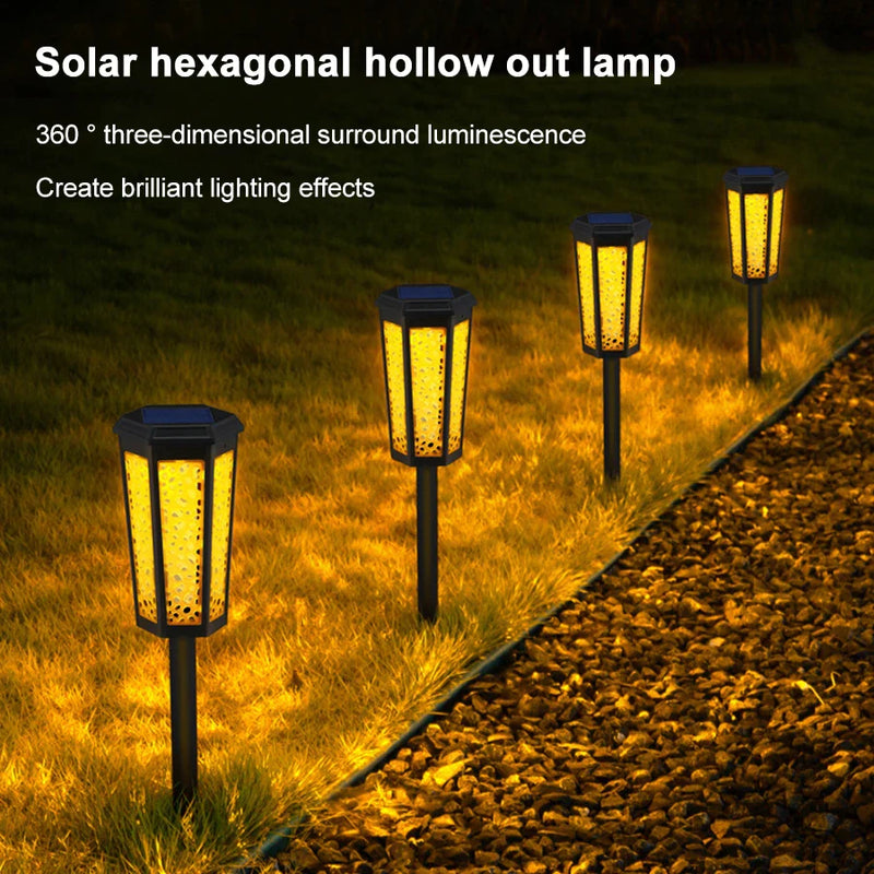 Afralia™ Solar RGB Garden Lights: Waterproof, Warm Light for Courtyard, Lawn, Backyard.