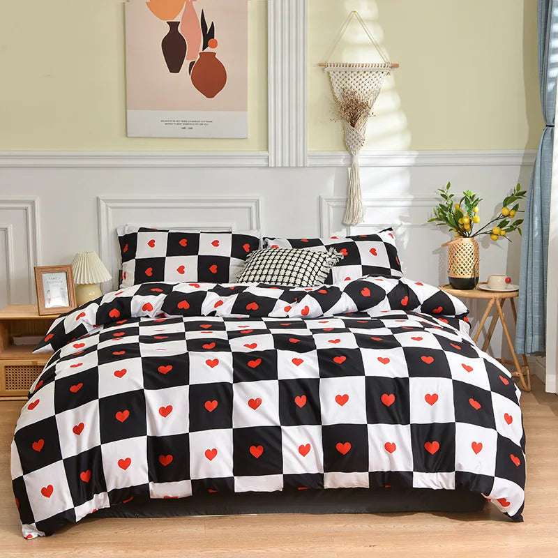 Afralia™ Leopard Print Bedding Set - Duvet Cover, Bed Sheets, Pillowcases